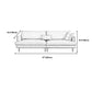 Velvet Flared Arm Sofa Loose Back 35.4"W Modern Sofa for Living Room Clearhalo 'furn' 'furn_sofas' 'Furniture' 'furniture_sofas' 'kitchen' 'kitchen_sofas' 'Living Room Furniture' 'Sofa' 'sofas' 1200x1200_fd7e5648-e0b4-4f45-b58d-b3e66187ece3