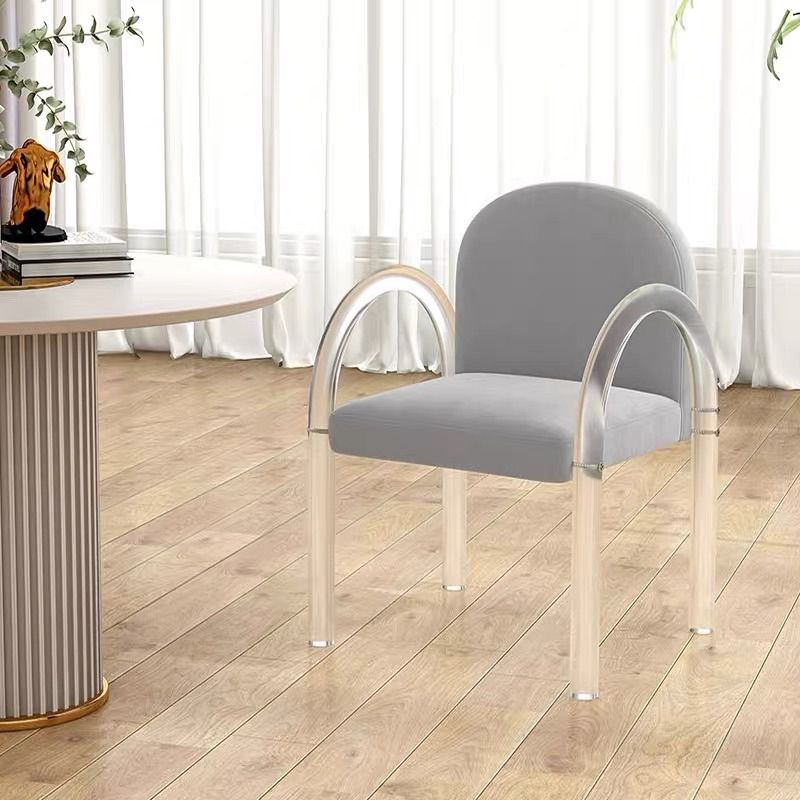 Basique à quatre jambes serrées car dos de couleur de couleur de couleur solide ensemble pour le salon