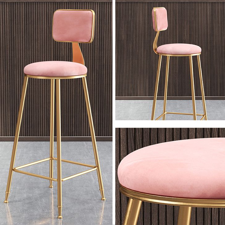 Sgabello da bar del negozio di ferro da banco di ferro senza braccio corniso