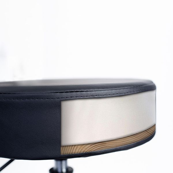 Black Modern Steel Bar Stool Adjustable Height Swivel Backless Counter Stool Clearhalo 'Bar Furniture' 'Bar Stools' 'bar_stools' 'furn' 'furn_bar_stools' 'furniture_bar_stools' 'Kitchen & Dining Furniture' 'kitchen&dining_furn' 'kitchen' 'kitchen_furn' Furniture' 1200x1200_fd7eef2e-ba71-46a0-8b68-302beb7d4dc1
