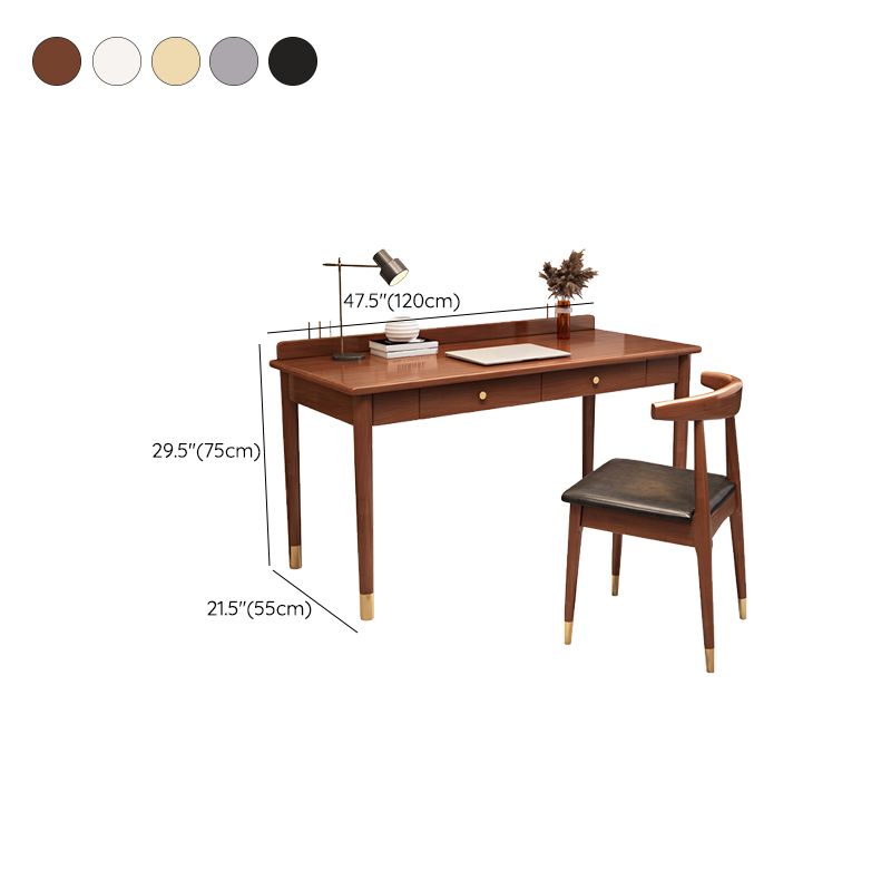 21.7 "W√ó29.5" H Glam Writing Desk zu Hause rechteckiger Büroschalter