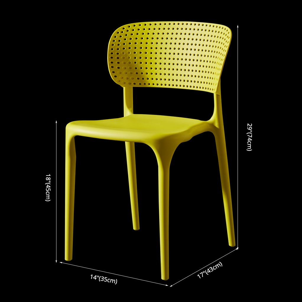 Plastic Side Armless Dining Room Side Chairs Modern Stacking Side Chair Clearhalo ' kitchen&dining_furn' 'Dining Chairs' 'Dining Tables & Seating' 'dining_chair' 'furn' 'furn_dining_chair' 'Furniture' 'furniture_dining_chair' 'Kitchen & Dining Furniture' 'kitchen' 1200x1200_fd81a06e-a647-4c96-ac97-d1b1550e749e
