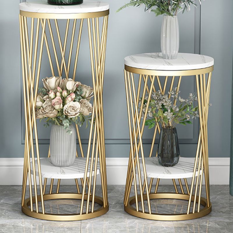 Mid-Century Contemporary Solid Marble Round/Square Frame Living Room Side End Table Clearhalo 'Coffee & Accent Tables' 'End & Side Tables' 'end_side_tables' 'furn' 'furn_end_side_tables' 'Furniture' 'Living Room Furniture' 1200x1200_fd81a252-956f-4964-9c0d-738a4fe5e83f