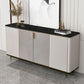 Glam Style Buffet Sideboard Stone Sideboard Buffet with Cabinets Clearhalo 'buffet_sideboard' 'Buffets & Sideboards' 'furn' 'furn_buffet_sideboard' 'Furniture' 'Kitchen & Dining Furniture' 1200x1200_fd83a7a6-a95a-472f-a833-a0d76eabc7a8
