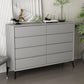 16" D Storage Chest Modern Style Bedroom Storage Chest Dresser in White and Grey Clearhalo 'Bedroom Furniture' 'Dressers & Chests' 'dressers_chests' 'furn' 'furn_dressers_chests' 'Furniture' 1200x1200_fd840261-0aae-493c-b6b7-9702123d59d6