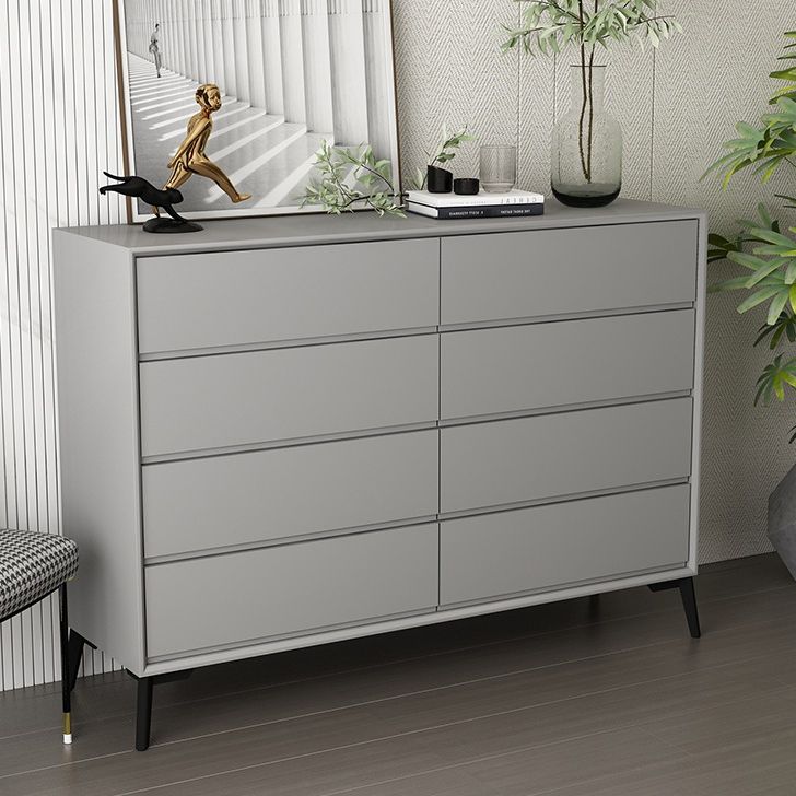 16" D Storage Chest Modern Style Bedroom Storage Chest Dresser in White and Grey Clearhalo 'Bedroom Furniture' 'Dressers & Chests' 'dressers_chests' 'furn' 'furn_dressers_chests' 'Furniture' 1200x1200_fd840261-0aae-493c-b6b7-9702123d59d6