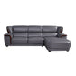 Genuine Leather Sectional Grey Cushion Back Sofa and Chaise for Living Room Clearhalo 'furn' 'furn_sectionals' 'Furniture' 'furniture_sectionals' 'Living Room Furniture' 'Sectionals' 1200x1200_fd86274f-6185-41ed-8979-680f8a31c339