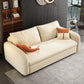 Modern Futon Sofa Bed 30.31" Wide Fabric Storage Futon with Storage