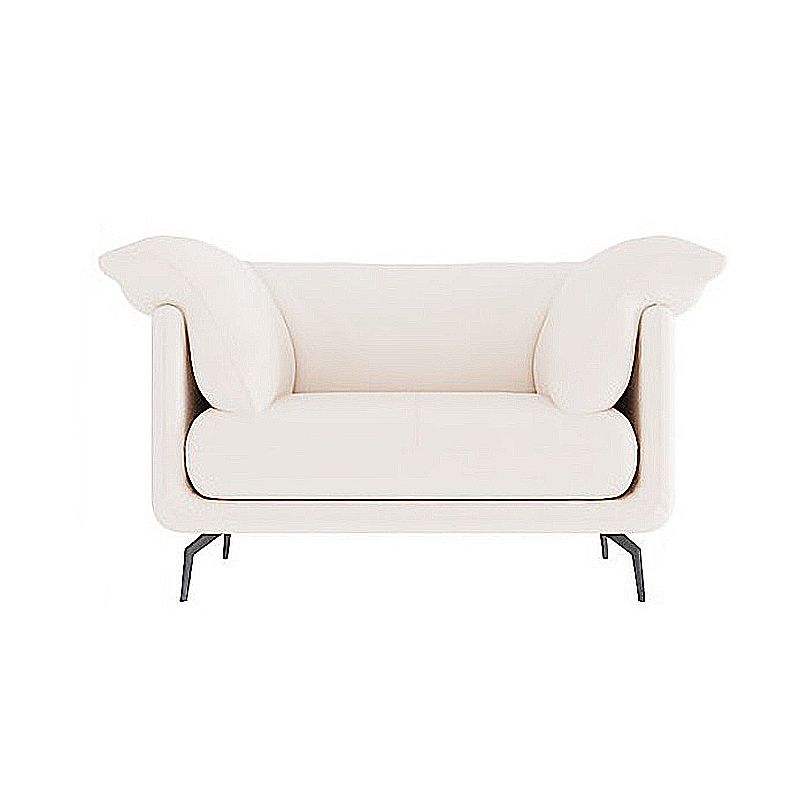 Pillow Top Arm Sectionals 33.46"High Removable Cushion Sofa for Living Room, Beige Clearhalo 'furn' 'furn_sectionals' 'Furniture' 'furniture_sectionals' 'Living Room Furniture' 'Sectionals' 1200x1200_fd89f623-d7ae-44e5-a89a-9d29aa5a9f62