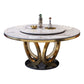 Glam Marble Round Dining Table Standard Kitchen Dining Table with Pedestal Base Clearhalo ' dining_table' 'Dining Tables & Seating' 'Dining Tables' 'furn' 'furn_dining_table' 'Furniture' 'furniture_dining_table' 'Kitchen & Dining Furniture' 'kitchen&dining_furn' 'kitchen' 'kitchen_dining_table' 1200x1200_fd8a9be9-8375-4e2f-a30c-8c44154e5d0d