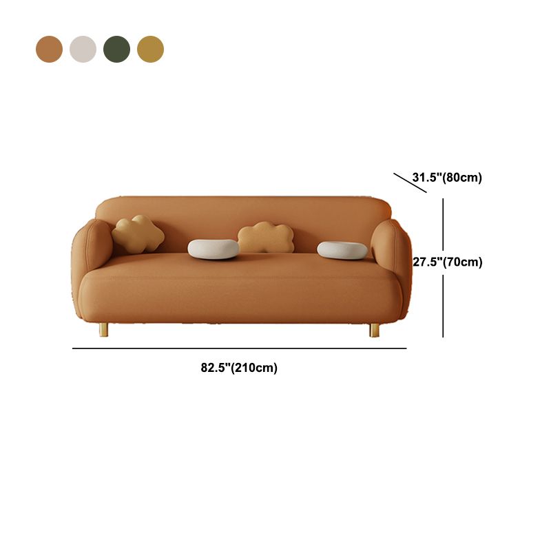 Divano standard di divano standard contemporaneo di divani in fux resistente alle macchie