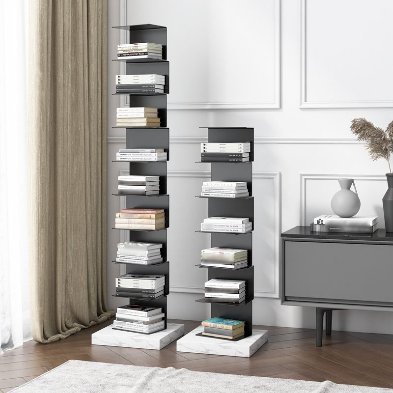 Modern Style Vertical Bookshelf Stainless Steel Shelf Bookcase for Home Clearhalo 'Bookcases' 'furn' 'furn_bookcases' 'Furniture' 'furniture_bookcases' 'Office Furniture' 1200x1200_fd8c0878-3f21-4a04-adbe-547f820bfec4