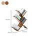 Urban Bamboo Shelf Bookcase Open Storage Vertical Bookshelf for Living Room