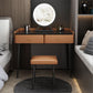 Vanity contemporaneo con cassetto Specchio a specchio in legno a letto Bedroommakeup Vanity Set