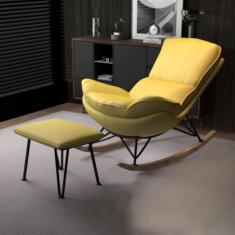 Salon simple chaise à rocker moderne chaise de rocker simple étanche