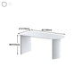 Modern Stone Top Dinette Table Solid Wood Double Pedestal Table in White Clearhalo 'Dining Tables & Seating' 'Dining Tables' 'dining_table' 'furn' 'furn_dining_table' 'Furniture' 'furniture_dining_table' 'Kitchen & Dining Furniture' 'kitchen' 'kitchen_dining_table' 1200x1200_fd9eb4f0-1763-425b-9585-771d16136b2b