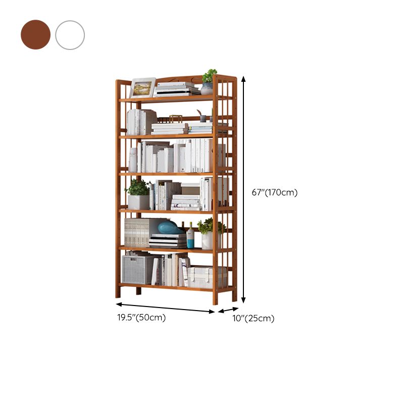 Bamboo Contemporary Bookshelf Etagere Shelf Bookcase with Shelves Clearhalo 'Bookcases' 'furn' 'furn_bookcases' 'Furniture' 'Office Furniture' 1200x1200_fd9f9bdb-b379-41c1-8e8f-776fea095596