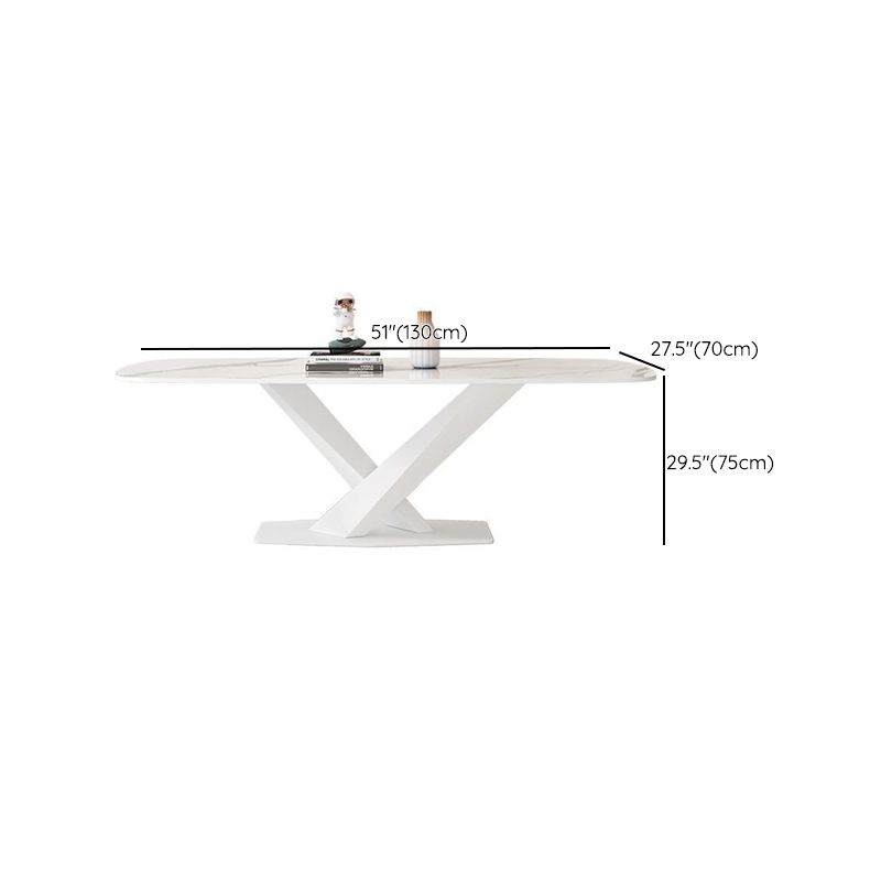 1/2/3/3/5 PIÈCES PIÈCES PIÈCES PLATIQUE RECTANGE RECTANGE Table à manger en pierre pour salle à manger