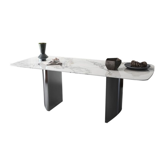 Metal Traditional Luxury Rectangle Table Sintered Stone Indoor Table Clearhalo ' dining_table' 'Dining Tables & Seating' 'Dining Tables' 'furn' 'furn_dining_table' 'Furniture' 'furniture_dining_table' 'Kitchen & Dining Furniture' 'kitchen&dining_furn' 'kitchen' 'kitchen_dining_table' 1200x1200_fda0943c-03f8-4f6a-84ff-a116da51d8d0