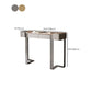 14 inch Wide Hall Console Tables Half Moon Glam Sofa Console Table