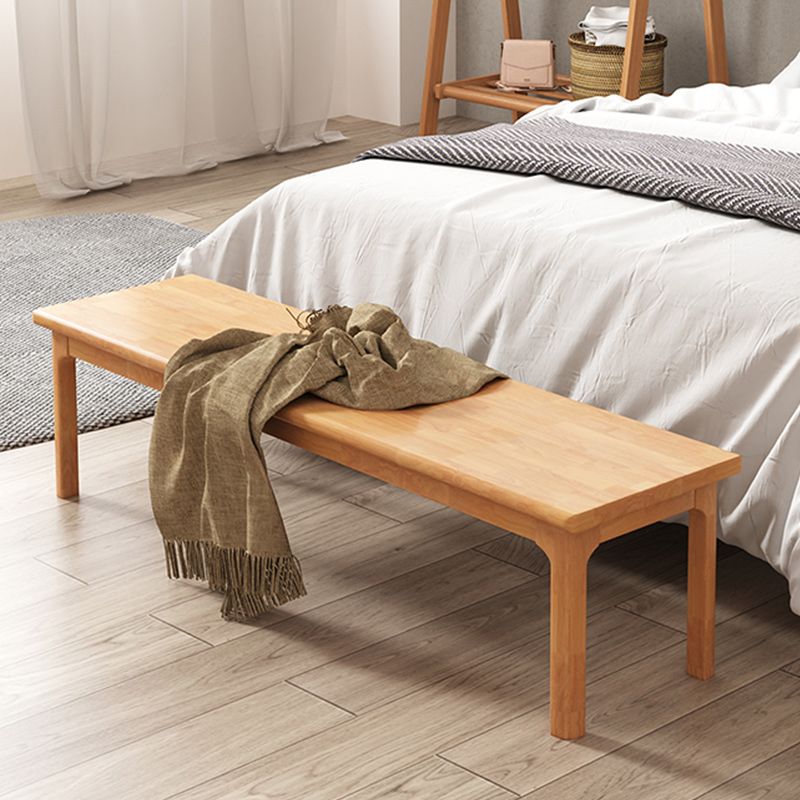 Modern Rectangle Bench with Legs Solid Color Bench for Kitchen Clearhalo 'Benches' 'Chairs & Seating' 'furn' 'furn_benches' 'Furniture' 'Living Room Furniture' 1200x1200_fda1148b-ea1d-4f8b-881e-30dc2fb0ef9e