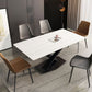 Modern Style Dining Table Rectangle Sintered Stone Dining Table with Black Frame for Home Use Clearhalo ' dining_table' 'Dining Tables & Seating' 'Dining Tables' 'furn' 'furn_dining_table' 'Furniture' 'furniture_dining_table' 'Kitchen & Dining Furniture' 'kitchen&dining_furn' 'kitchen' 'kitchen_dining_table' 1200x1200_fda21aee-308a-41cb-9d2a-ea39de87a93c
