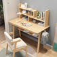 10.5" W Bookshelf Modern Wooden Geometric Bookcase for Home Office