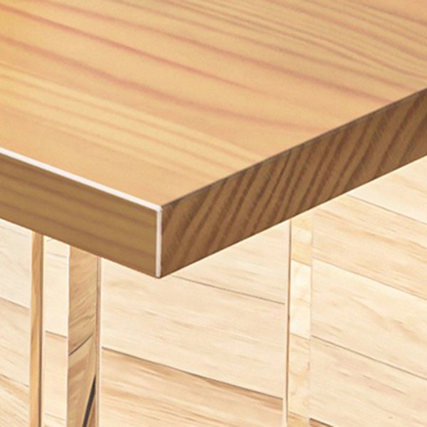1/7 Pcs Solid Wood Dining Set Modern Rectangle Table Dining Set with Windsor Chairs Clearhalo 'Dining Room Sets' 'Dining Tables & Seating' 'dining_room_set' 'furn' 'furn_dining_room_set' 'Furniture' 'Kitchen & Dining Furniture' 1200x1200_fda4a4ae-9e9a-4eef-847a-9780314ff388