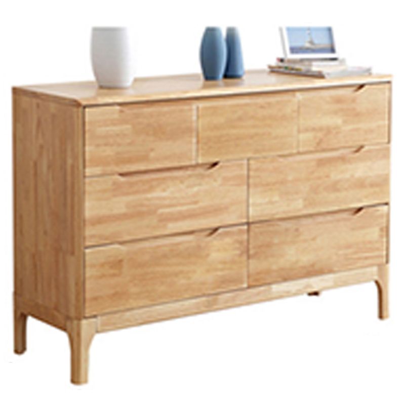 Contemporary Rubber Wood Storage Chest Home Chest with Drawers Clearhalo 'Bedroom Furniture' 'Dressers & Chests' 'dressers_chests' 'furn' 'furn_dressers_chests' 'Furniture' 1200x1200_fda4efc8-4044-4719-9ba2-0cf210c6f62b