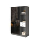 Modern Style Wardrobe Grey Colour Glass Wardrobe Closet for Bedroom Clearhalo 'Armoires & Wardrobes' 'armoires_wardrobes' 'Bedroom Furniture' 'furn' 'furn_armoires_wardrobes' 'Furniture' 1200x1200_fda9ebcd-d7e7-49f4-aeab-18810babb7c9