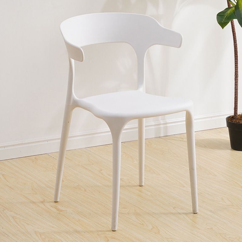 Glam Indoor-Outdoor Chair Stacking Dining Armless Side Chair Clearhalo 'Dining Chairs' 'Dining Tables & Seating' 'dining_chair' 'furn' 'furn_dining_chair' 'Furniture' 'Kitchen & Dining Furniture' 1200x1200_fdad95cb-ec2e-41b3-802d-8e2bb400b4d7
