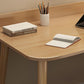 Contemporary Office Desk Parsons Writing Desk with Wooden Legs Clearhalo 'furn' 'furn_office_desk' 'Furniture' 'Office Desks' 'Office Furniture' 'office_desk' 1200x1200_fdadce91-bd2b-49fc-8d65-7b00bc672d85