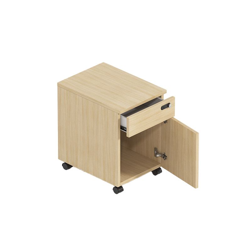 Contemporary File Cabinets Solid Wood Electronic Lock Vertical File Cabinet with Wheels Clearhalo 'Filing Cabinets' 'filling_cabinets' 'furn' 'furn_filling_cabinets' 'Furniture' 'Office Furniture' 1200x1200_fdae3e5b-1817-4f1a-bbb6-935bb57e6d17