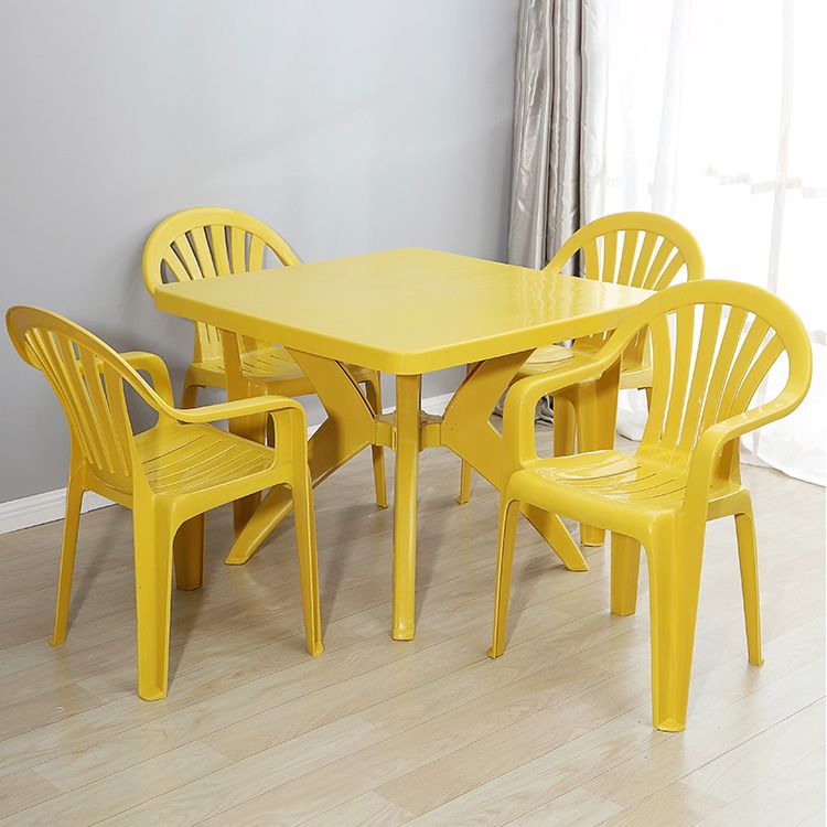 Plastic Stackable Dining Arm Chairs Modern Home Windsor Dining Armchairs Clearhalo ' kitchen&dining_furn' 'Dining Chairs' 'Dining Tables & Seating' 'dining_chair' 'furn' 'furn_dining_chair' 'Furniture' 'furniture_dining_chair' 'Kitchen & Dining Furniture' 'kitchen' 1200x1200_fdaf0529-de8c-4a90-8fed-5dfec1b80d86