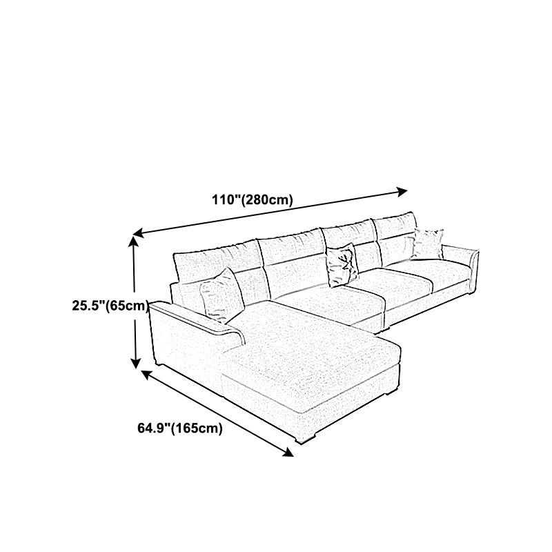 Modular Sewn Pillow Back Bench Seating Recessed Arm Assembled Settee Furniture Clearhalo 'furn' 'furn_sectionals' 'Furniture' 'furniture_sectionals' 'kitchen' 'kitchen_sectionals' 'Living Room Furniture' 'Sectionals' 1200x1200_fdaf8667-4733-4a62-be4b-9437cb05a7c4