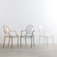 Nordic Design Arm Open Back Stacking Dining Chairs Plastic Side Chair Clearhalo ' kitchen&dining_furn' 'Dining Chairs' 'Dining Tables & Seating' 'dining_chair' 'furn' 'furn_dining_chair' 'Furniture' 'furniture_dining_chair' 'Kitchen & Dining Furniture' 'kitchen' 1200x1200_fdb03a6a-0f3f-4c1e-9228-2e683bcfdbc7