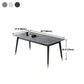 Glam Rectangle Stone Dining Table Matte Finish Table with 4 Legs Clearhalo ' dining_table' 'Dining Tables & Seating' 'Dining Tables' 'furn' 'furn_dining_table' 'Furniture' 'furniture_dining_table' 'Kitchen & Dining Furniture' 'kitchen&dining_furn' 'kitchen' 'kitchen_dining_table' 1200x1200_fdb24996-cdf8-4140-94a5-f2a62ba0ebb1