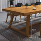 Modern Rectangle Furniture Pine Solid Wood Dining Site Table with Trestle Base Clearhalo ' dining_table' 'Dining Tables & Seating' 'Dining Tables' 'furn' 'furn_dining_table' 'Furniture' 'furniture_dining_table' 'Kitchen & Dining Furniture' 'kitchen&dining_furn' 'kitchen' 'kitchen_dining_table' 1200x1200_fdb26723-b08e-4e97-8d2b-e66f4aff21a3