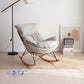 Contemporary Style Nursery Sofa Rocking Chair Indoor Rocking Chair with Ottoman
