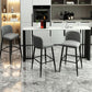 Rectangle Stone Bar Dining Table Contemporary Bar Table with Double Pedestal Base Clearhalo 'Bar Furniture' 'Bar Tables' 'bar_tables' 'Furniture' 'furniture_bar_tables' 'Kitchen & Dining Furniture' 1200x1200_fdb54bce-ca8d-4f5f-b9d0-40524c2c78f3