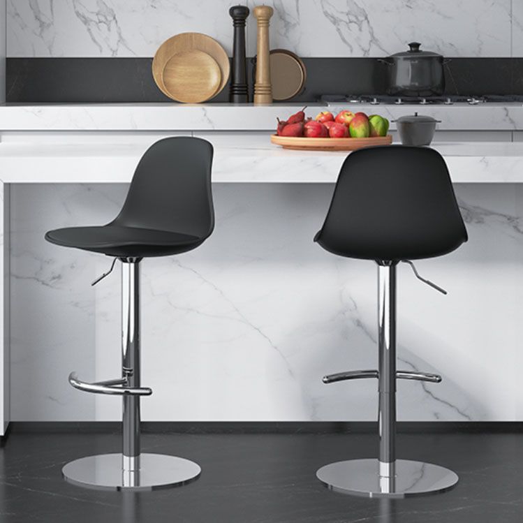 Contemporary Style Metal Bar Stool Footrest Counter Stool for Bristol