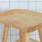 Tabouret en bois contemporain Rectangle Rectangle Soutr comptoir tabouret en finition mate