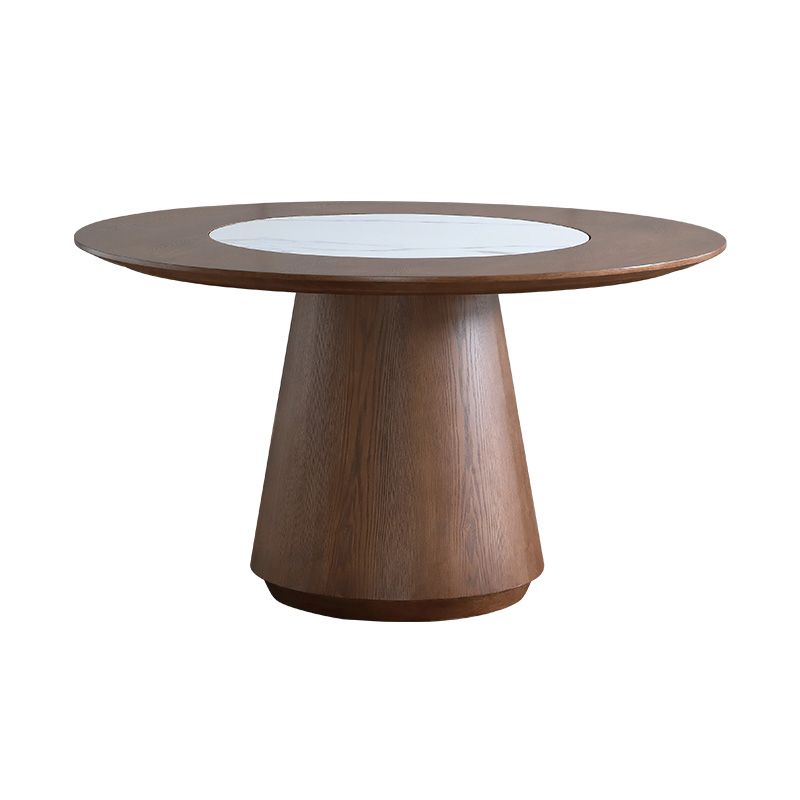 Modern 1/4/5/7 Pieces Dining Set Sintered Stone Dining Table Set with Wood Legs for Home Clearhalo 'Dining Room Sets' 'Dining Tables & Seating' 'dining_room_set' 'furn' 'furn_dining_room_set' 'Furniture' 'furniture_dining_room_set' 'Kitchen & Dining Furniture' 'kitchen&dining_furn' 'kitchen' 1200x1200_fdbce99a-6769-43c3-a054-905819e84981