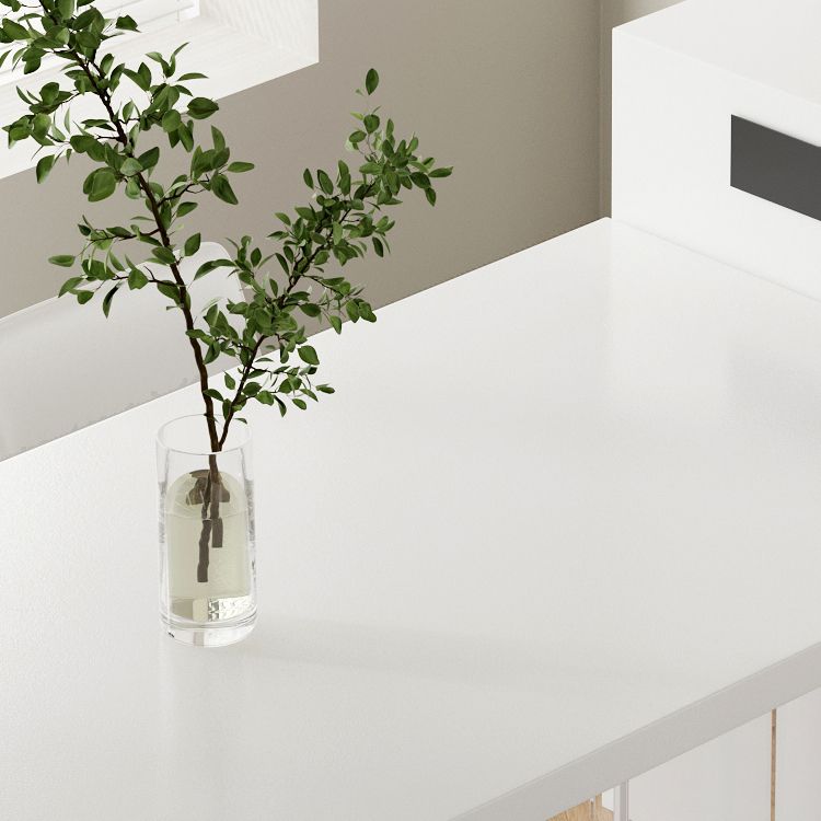 Modern Style Dining Table Sintered Stone Rectangle Table for Kitchen