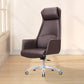 Executive Swivel Chair met Chrome Base Modern Computer Chair met wielen