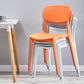 Stackable Plastic Dining Chairs Scandinavian Open Back Dining Side Chair