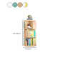 Modern Wooden Rotatable Storage Bookshelf Home Round Bookcase