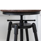 Contemporary Style Adjustable Bar-stool Round Counter Bar Stool for Kitchen