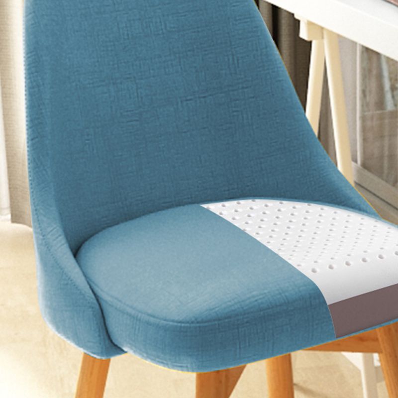 Armless Chair 17.7" L x19.6" W x31.4" H Solid Wood Frame Chair for Living Room Clearhalo 'Accent Chairs' 'accent_chairs' 'Chairs & Seating' 'furn' 'furn_accent_chairs' 'Furniture' 'furniture_accent_chairs' 'Living Room Furniture' 1200x1200_fdc2c7fe-4ea1-47f0-a4a5-30e91ead47e9