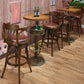 Industrial Solid Wood Bar Table Set 1/3/4/5 Pieces Counter Table with High Stools Clearhalo 'Bar Furniture' 'furn' 'furn_home_bar_bar_sets' 'Furniture' 'Home Bars & Bar Sets' 'home_bar_bar_sets' 'Kitchen & Dining Furniture' 1200x1200_fdc34105-b40a-4d3e-92a7-deba69f1c422